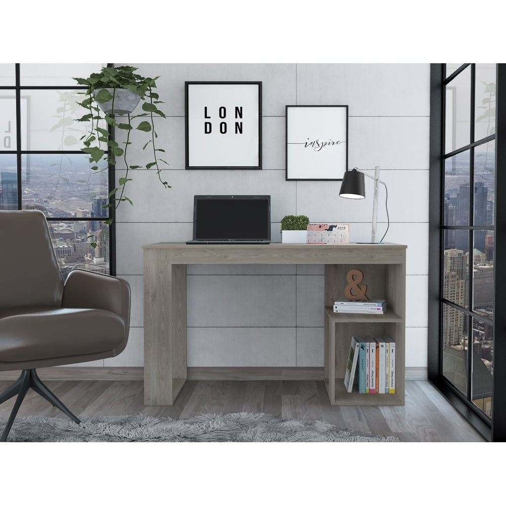 Escritorio Astana, Ceniza, con Amplio Espacio de Trabajo (vista 3)